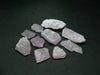 Lot of 10 Gem Kunzite Crystal From Afghanistan - 62.7 Grams
