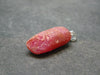 Rare Ruby Crystal Silver Pendant from India - 1.1" - 4.4 Grams