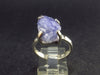 Rare Raw Hackmanite Silver Ring from Afghanistan - 5.2 Grams - Size 8.5