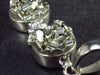 Perfect Pyrite Crystal Silver Pendant from Spain - 2.1" - 11.9 Grams