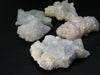 Lot of Five Mix Apophylite Stilbite Quartz Crystals From India