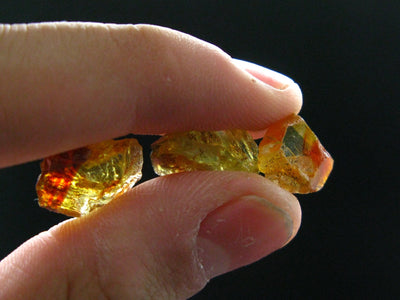 Lot of 10 Gem Sphalerite Crystals from Spain - 10 Grams