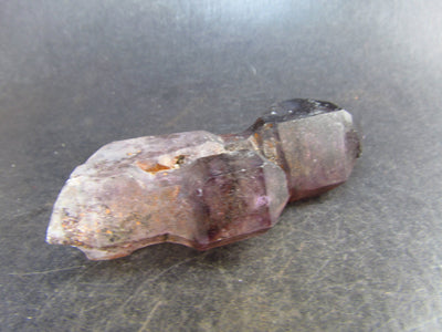 Elestial Amethyst Crystal Sceptered on Thin Stem from Zimbabwe - 42.2 Grams - 2.7"