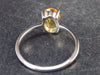 Stone of Success!! Natural Golden Yellow Citrine Sterling Silver Ring - Size 5.25 - 1.32 Grams