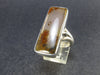Merlinite Moss Agate Silver Ring From Brazil - 10.4 Grams - Size 8.5