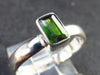 Modern Style Design!! Natural Faceted Intense Forest Green Chrome Diopside 925 Sterling Silver Ring - 2.6 Grams - Size 8.25