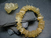 Libyan Tektite Glass Genuine Bracelet ~ 7 Inches ~ 15mm Raw Beads