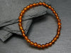 Cognac Baltic Amber Genuine Bracelet ~ 7 Inches ~ 5mm Round Beads