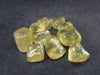 Lot of 10 Gold Apatite Tumbled Stones from Mexico