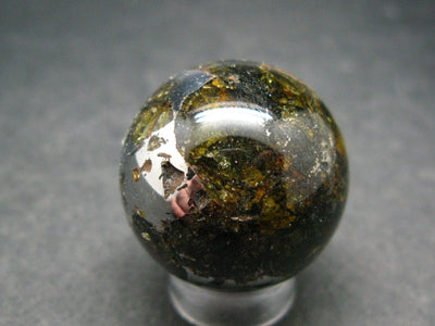 Large Seymchan Meteorite Pallasite Olivine Sphere Ball From Russia - 1.0" - 39.74 Grams