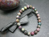 Ruby in Kyanite & Fuchsite Genuine Bracelet ~ 7 Inches ~ 8mm Round Beads