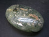 Unusual Green Prehnite Prenite Palm Tumbled Stone from Australia - 2.8"