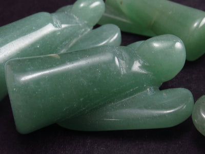 Lot of 5 Natural Green Aventurine Carved Angel From India