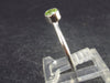 Cute Natural Gemmy Faceted Peridot Olivine Sterling Silver Ring - Size 6 - 1.53 Grams