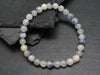 Dumortierite In Quartz Genuine Bracelet ~ 7 Inches ~ 6mm Round Beads