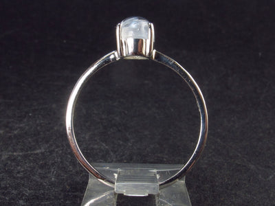 Natural Glow From Inside Moonstone 925 Silver Ring - 1.6 - Size 10.25