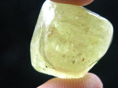 Gem Golden Apatite Tumbled Stone From Mexico - 11.1 Grams