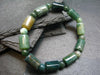 Moss Agate Genuine Bracelet ~ 7 Inches ~ Mixed Beads