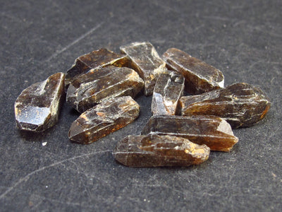 Lot of 10 Rare Xenotime Crystal from Brazil - 8.59 Grams