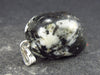 Tumbled Astrophylite Astrophyllite Silver Pendant From Russia - 1.1"