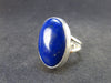 Lapis Lazuli Silver Ring From Afghanistan - 5.89 Grams - Size 6.25
