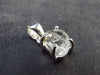 Fine Natural Herkimer Diamond Silver Pendant From New York - 0.7" - 1.74 Grams