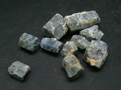 Lot of 10 Blue Sapphire Crystals From Tanzania - 172 Carats
