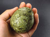 Nice Rare Epidote Egg From Peru - 2.6"