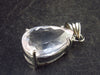 Symbol of Love and Beauty!! Natural Rose Quartz Pendant In 925 Silver From Brazil - 1.2" - 4.7 Grams