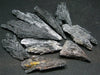 Lot of 10 Rare Black Kyanite Crystals From Brazil - 31 Grams