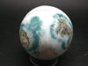 Larimar Sphere From Dominican Republic - 2.0"