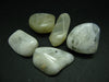 Lot of 5 Large tumbled natural Moonstone (Orthoclase Feldspar) crystals from India