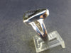Gem Moldavite Sterling Silver Ring From Czech Republic - Size 10.25 - 5.7 Grams