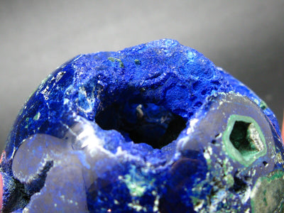 Russian Treasure from the Earth!! Saturated Blue Sky Azurite and Green Grass Malachite Sphere from Russia - 687 Gram - 3.0"