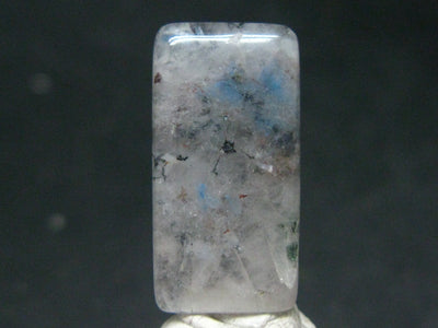 Papagoite in Quartz Cabochon from Messina S. Africa - 8.55 Carats - 21x11mm