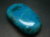 Large Sharply Colored Tumbled Polished Chrysocola Chrysocolla Stone From Peru - 4.6" - 492 Grams