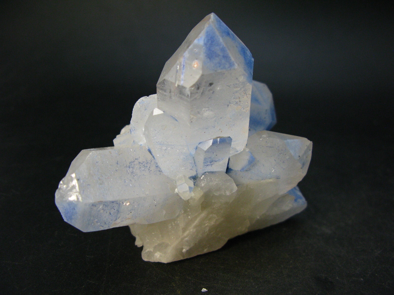 Dumortierite In Quartz Inclusion Cluster From Brazil - 4.3