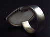 Large Scolecite Sterling Silver Ring From India - Size 8