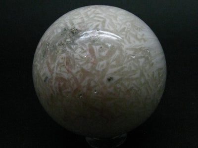Large Scolecite Sphere From India - 1.8"