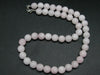 Symbol of Love and Beauty!! Natural Matte Rose Quartz Stones Necklace Earrings Bracelet Round 10mm Beads Set from Madagascar