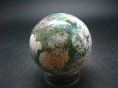 Unique Heulandite, Scolecite & Stilbite Sphere From India - 1.9"