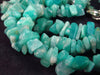 Amazon stone!! Lot of 3 Natural Amazonite (green microcline) Tumbled Beads Necklaces from Madagascar - 44.5 Grams