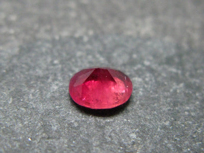 Beautiful Rare Gem Bixbite Red Beryl Emerald Cut Stone From Utah USA - 0.44 Carats - 5.6x4.7mm