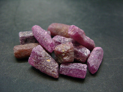 Lot of 10 Ruby Crystals from Winza Tanzania - 36.2 Grams