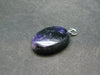 Rare High-Quality Charoite Pendant In SS From Russia - 1.3" - 6.3 Grams