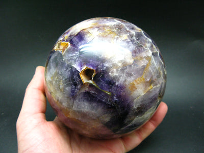 Rare Auralite Super 23 Large Sphere Ball Amethyst From Canada - 4.9" - 2530 Grams
