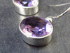 Orchid St. Valentine Gem!! Faceted Natural Amethyst 925 Sterling Silver Drop Earrings - 0.9" - 4.5 Grams