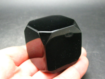 Black Obsidian Polished Stone From Mexico - 1.6"