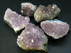 Most Popular Purple Gemstone!! Lot of Five Lavender Amethyst Cluster From Brazil