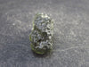 Raw Moldavite Tektite Silver Pendant from Czech Republic - 1.0" - 2.72 Grams